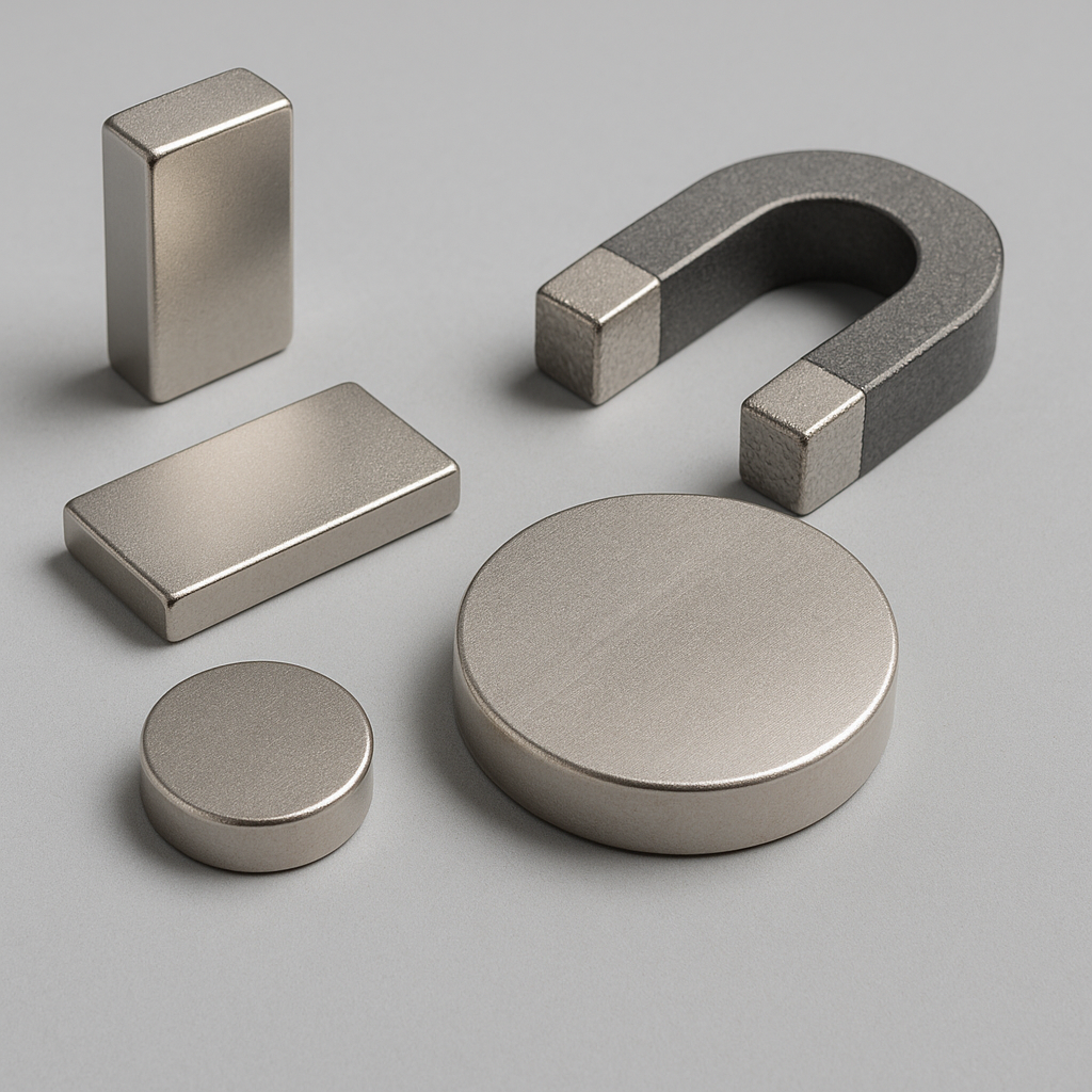 High-quality neodymium and ferrite magnets for industrial use